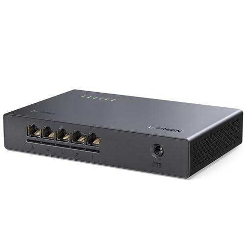 UGREEN Switch Ethernet 5 Ports 2,5G Commutateur Réseau LAN N