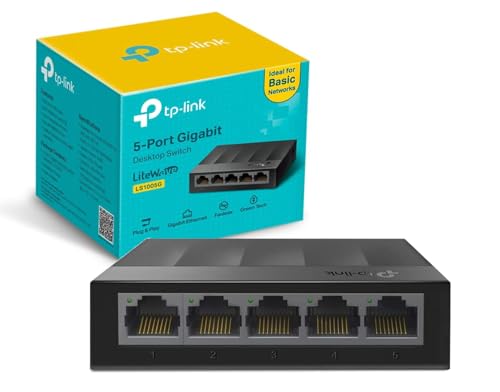 TP-Link LS1005G Switch Ethernet Gigabit 5 Ports 10/100/1000