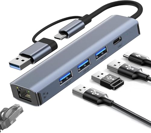 Oliveria Adaptateur USB Type-C vers Ethernet, Gigabit RJ45 L