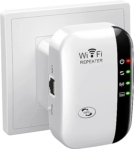Amplificateur WiFi, répéteur WiFi, Couvre jusquà 300 m² et 4