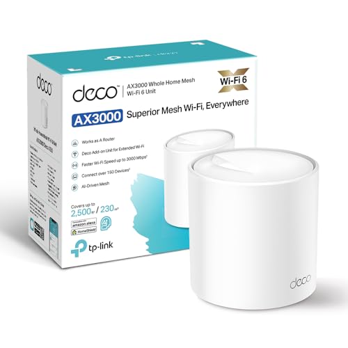 TP-Link Deco WiFi 6 Mesh AX3000Mbps Deco X50(1-Pack), Systèm