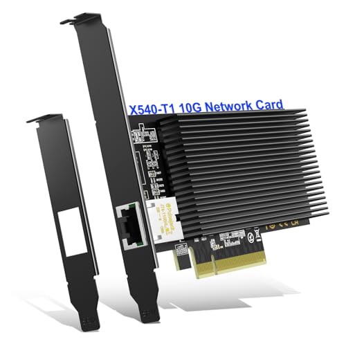 10Gb Base-T PCI-e Network Card, Intel X540-T1 Controller, NI