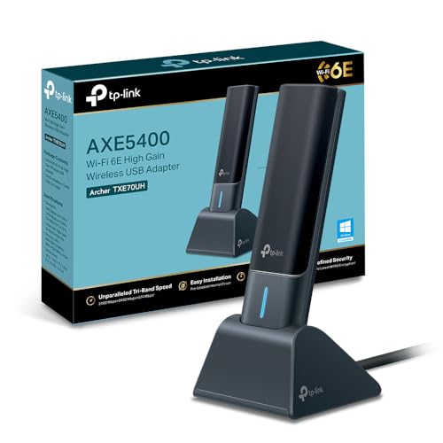 TP-Link Clé WiFi 6E Puissante AXE5400 à Gain élevé Archer TX