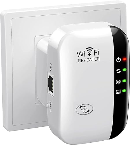WiFi Répéteur WiFi Booster 300Mbps 2,4 GHz Extenseur sans Fi