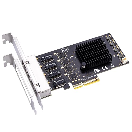 Carte réseau PCIe 2,5 Gb/s 4 ports