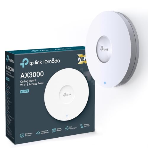 TP-Link Omada Point dAccès WiFi 6 Plafonnier AX3000 Mbps, EA