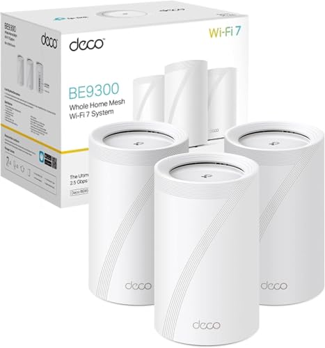 TP-Link Deco BE65(3-Pack) Routeur WiFi 7 Mesh BE9300 Bi-Band