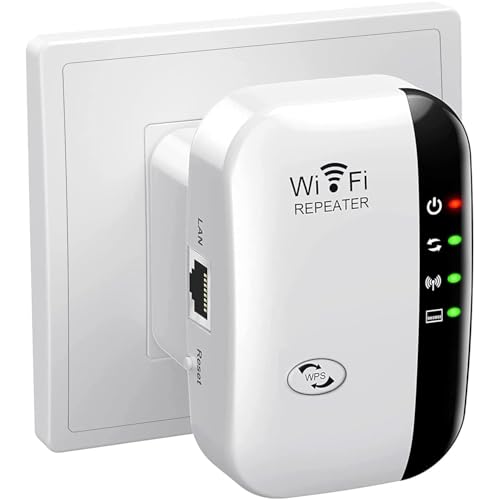 Amplificateur WiFi, répéteur WiFi, Couvre jusquà 300 m² et 4