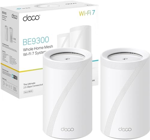 TP-Link Deco Routeur WiFi 7 Mesh BE9300 Tri-Bande, Port Ethe
