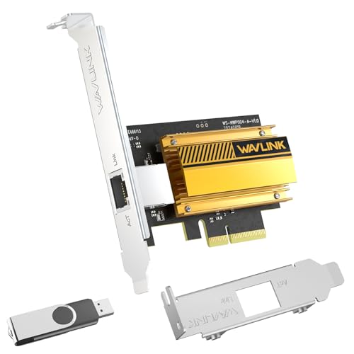 WAVLINK 10G Base-T Carte réseau PCIe, Adaptateur Ethernet PC