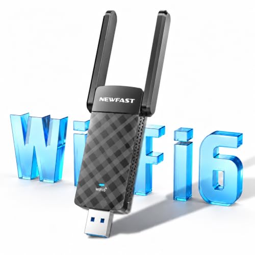 NEWFAST Clé USB WiFi Puissante AX1800 Cle WiFi 6, 5GHz Clé W
