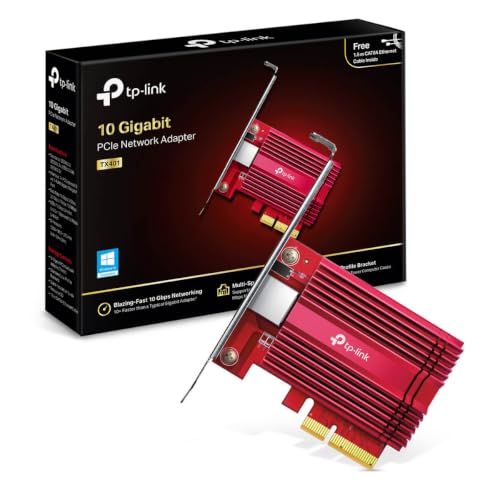 TP-Link TX401 Carte Réseau PCIe 10 Gigabit, Carte Réseau 10G