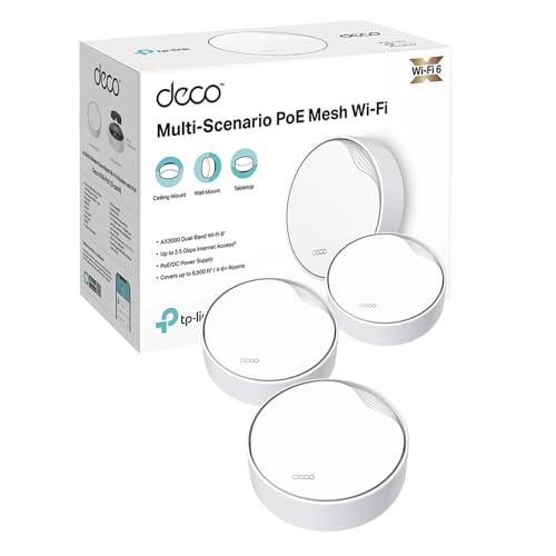 TP-Link Deco WiFi 6 Mesh AX3000Mbps bi-Bande avec PoE Deco X