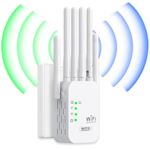 Répéteur WiFi 6 antennes 10 000 m²