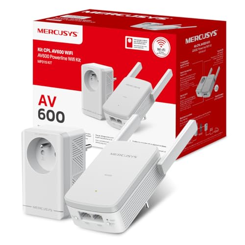 Mercusys MP315 KIT, Pack de 2 CPL WiFi AV600, Kit CPL avec P