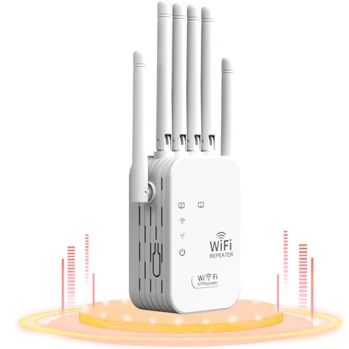 Amplificateur WiFi, Répéteur WiFi Puissant Longue Portée ave