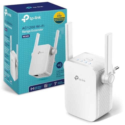 TP-Link Répéteur WiFi RE305 Amplificateur WiFi AC1200, WiFi 