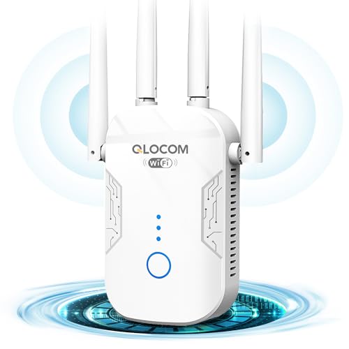 QLOCOM 2026 Nouveau Répéteur WiFi Puissant 1200Mbps, Amplifi