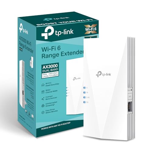 TP-Link Répéteur WiFi 6 RE700X, Amplificateur WiFi AX3000 Mb