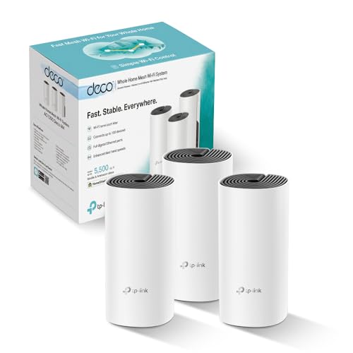 TP-Link Deco M4 (3-pack) Systèmes WiFi Mesh performant - Con