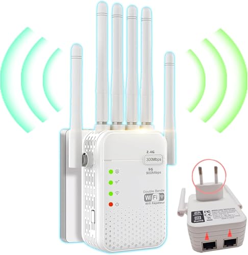 Répéteur WiF,Amplificateur Wi-FI Haute Performance,Couvertur
