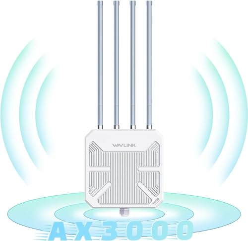 Repeteur WiFi Exterieur Puissant avec Antenne WiFi Longue Po