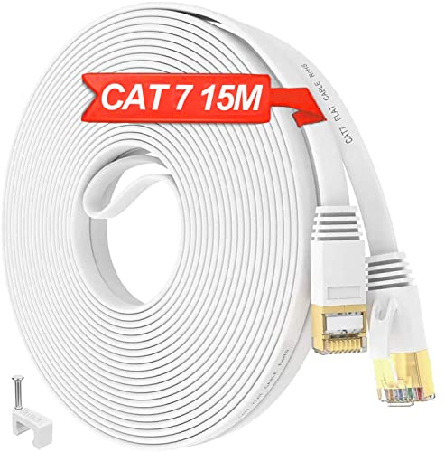 Câble Ethernet Cat7 Plat 15m