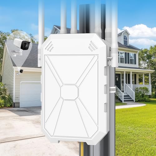 Répéteur Wi-FI extérieur N300 avec 6 antennes, amplificateur