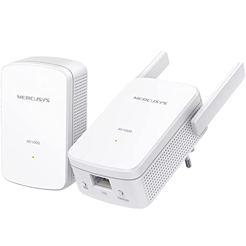 Mercusys CPL WiFi N 300Mbps + 1000 Mbps Adapteur, Boitier av